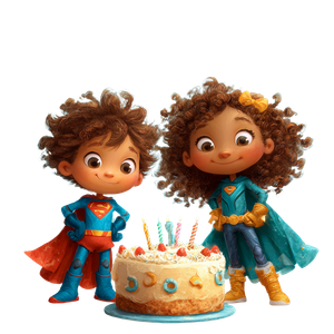 Superhero Birthday Celebration Vinyl Car Decal Sticker – Waterproof & UV-Resistant 3.4133333333333336"