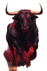 Spanish Bull Silhouette V4 Vinyl Car Decal Sticker – Waterproof & UV-Resistant 4.4