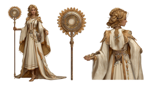 Sun Priestess V2 Vinyl Car Decal Sticker – Waterproof & UV-Resistant 5.4