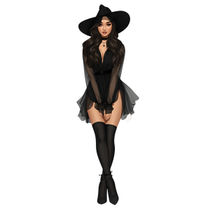 Halloween Witch Illustration V4 Vinyl Car Decal Sticker – Waterproof & UV-Resistant 6.826666666666667" Halloween Witch Illustration V4 Vinyl Car Decal Sticker – Waterproof & UV-Resistant 6.826666666666667"