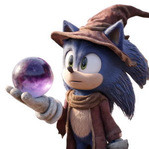Sonic Wizard Gaze Vinyl Car Decal Sticker – Waterproof & UV-Resistant 3.4133333333333336"
