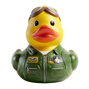 Pilot Duck V5 Vinyl Car Decal Sticker – Waterproof & UV-Resistant 3.4133333333333336"