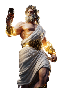 Zeus Statue V4 Vinyl Car Decal Sticker – Waterproof & UV-Resistant 8.96"