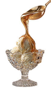 Golden Ice Cream Scoop Vinyl Car Decal Sticker – Waterproof & UV-Resistant 9.706666666666667"