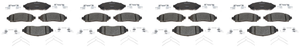 4x Premium Ceramic Brake Pads | R-Line Friction Match | 2005-2021 Fitment | Nissan, Chevrolet, Suzuki 4x Premium Ceramic Brake Pads | R-Line Friction Match | 2005-2021 Fitment | Nissan, Chevrolet, Suzuki