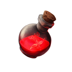 Glowing Red Potion Vinyl Car Decal Sticker – Waterproof & UV-Resistant 6.826666666666667"