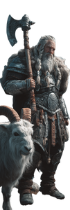 Dwarven Warrior Mount Vinyl Car Decal Sticker – Waterproof & UV-Resistant 12.693333333333333"