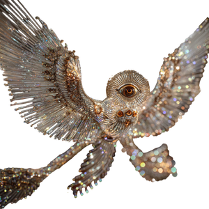 Crystalline Angelic Eyes Vinyl Car Decal Sticker – Waterproof & UV-Resistant 3.4133333333333336"