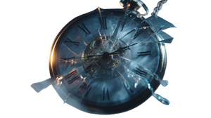 Galactic Clock Suspended Vinyl Car Decal Sticker – Waterproof & UV-Resistant 2.72"