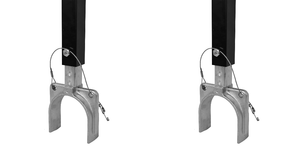 2x Attwood Marine Boat Transom Saver | Aluminum Support | 23-35 Inch | Shock-Absorbing | Protects Engine & Boat