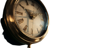 Wall Clock Close-Up Vinyl Car Decal Sticker – Waterproof & UV-Resistant 2.72"