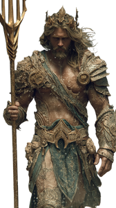 Poseidon Portrait V11 Vinyl Car Decal Sticker – Waterproof & UV-Resistant 9.706666666666667"