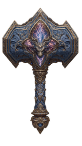 Mjolnir Hammer Art Vinyl Car Decal Sticker – Waterproof & UV-Resistant 9.706666666666667"