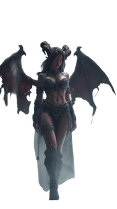 Dark Fantasy Succubus V3 Vinyl Car Decal Sticker – Waterproof & UV-Resistant 9.706666666666667"