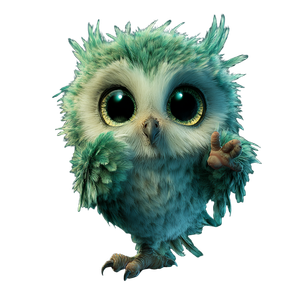 Anime Baby Owl Vinyl Car Decal Sticker – Waterproof & UV-Resistant 6.826666666666667"