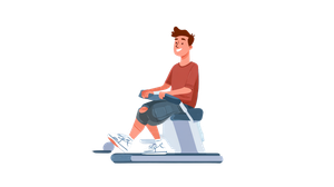 Joyful Gym Exerciser Vinyl Car Decal Sticker – Waterproof & UV-Resistant 2.72"