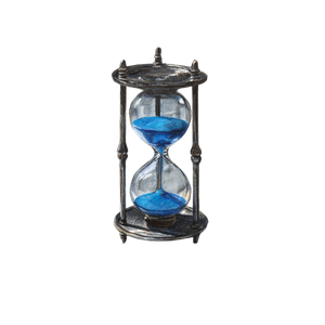 Blue Sand Hourglass V2 Vinyl Car Decal Sticker – Waterproof & UV-Resistant 3.4133333333333336"