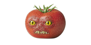 Killer Tomato Face Vinyl Car Decal Sticker – Waterproof & UV-Resistant 5.12"