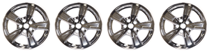 4x Lavish your 2020-2022 Ford Mustang with IMPOSTOR  5 Spokes Wheel Skin Set | Exclusive ABS Plastic Finish