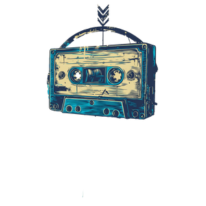Vintage Cassette Tape V5 Vinyl Car Decal Sticker – Waterproof & UV-Resistant 3.4133333333333336"