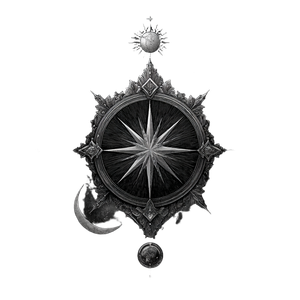 Star And Moon Vinyl Car Decal Sticker – Waterproof & UV-Resistant 6.826666666666667"