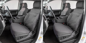 2x Custom Gray Seat Cover for Ram 2500,3500 | Machine Washable, Protects Seats, Easy Install