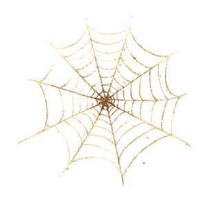 Sparkly Cobweb Illustration Vinyl Car Decal Sticker – Waterproof & UV-Resistant 3.4133333333333336"