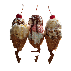 Children Holding Ice Creams Vinyl Car Decal Sticker – Waterproof & UV-Resistant 3.4133333333333336"
