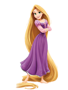 Rapunzel Clipart V2 Vinyl Car Decal Sticker – Waterproof & UV-Resistant 4.1066666666666665"