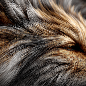 Wolf Fur Texture Vinyl Car Decal Sticker – Waterproof & UV-Resistant 3.4133333333333336"