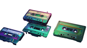 Vintage Music Cover V2 Vinyl Car Decal Sticker – Waterproof & UV-Resistant 2.72"