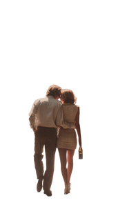 Couple With Wine V2 Vinyl Car Decal Sticker – Waterproof & UV-Resistant 4.8533333333333335"
