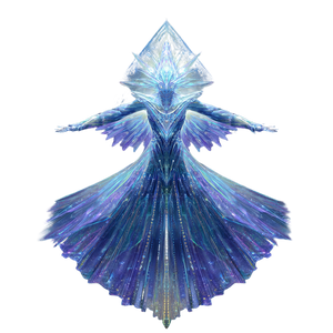 Cosmic Crystal Being Vinyl Car Decal Sticker – Waterproof & UV-Resistant 3.4133333333333336"