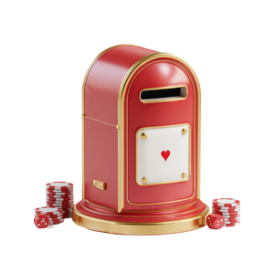 Poker Chip Mailbox Vinyl Car Decal Sticker – Waterproof & UV-Resistant 3.4133333333333336"