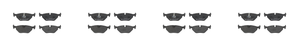 4x Brembo Brake Pads | FMSI D692-7286/ D692-7567 | Set Of 4