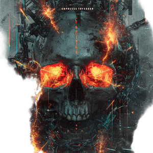 Cyborg Skull Flyer Vinyl Car Decal Sticker – Waterproof & UV-Resistant 6.826666666666667"