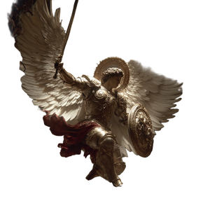 Saint Michael Archangel V76 Vinyl Car Decal Sticker – Waterproof & UV-Resistant 3.4133333333333336"