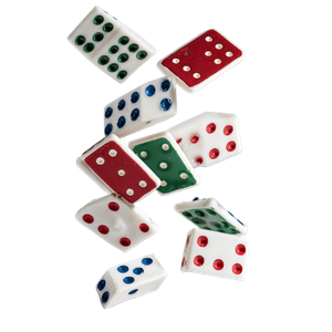 Falling Dominoes Vinyl Car Decal Sticker – Waterproof & UV-Resistant 3.4133333333333336"