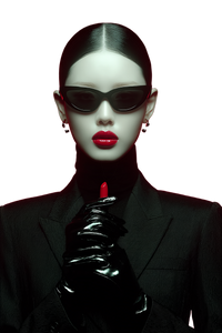 Futuristic Beauty Editorial V2 Vinyl Car Decal Sticker – Waterproof & UV-Resistant 4.4