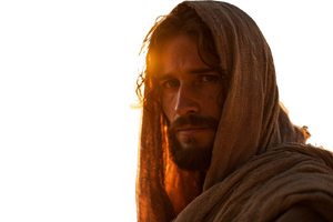 Jesus With Hood Vinyl Car Decal Sticker – Waterproof & UV-Resistant 2.986666666666667"