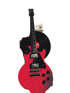 Vintage Rock Dj Vinyl Car Decal Sticker – Waterproof & UV-Resistant 4.1066666666666665"