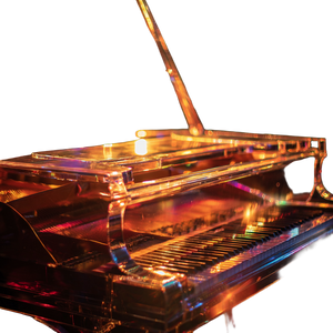 Crystal Grand Piano Vinyl Car Decal Sticker – Waterproof & UV-Resistant 6.826666666666667"