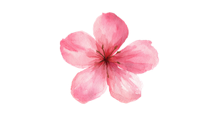Pink Flower Top Vinyl Car Decal Sticker – Waterproof & UV-Resistant 5.4