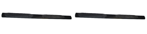 2x Ford F-150 2004-2008 | TFX 4" Oval Nerf Bar: Slip-Resistant Steps, Black Powder Coat, Easy Install