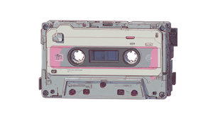 Cassette Futurism Player Vinyl Car Decal Sticker – Waterproof & UV-Resistant 2.72"