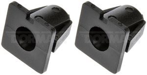 2x Durable Black Plastic Molding Clip | Pack Of 2 | Ideal Replacement