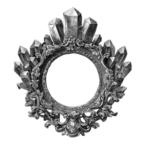 Baroque Broken Mirror V2 Vinyl Car Decal Sticker – Waterproof & UV-Resistant 6.826666666666667"