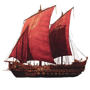 Ancient Greek Ship V2 Vinyl Car Decal Sticker – Waterproof & UV-Resistant 3.4133333333333336"