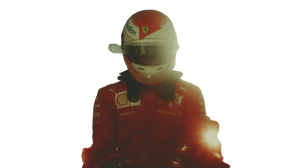 F1 Driver Removing Helmet Vinyl Car Decal Sticker – Waterproof & UV-Resistant 5.4