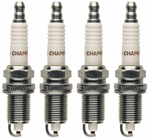 4x Champion Plugs Spark Plug | Copper Plus | Dependable Performance | Copper Core Electrode | Limited Lifetime Warranty